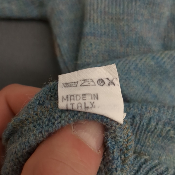 Lorenzo Ferri Wool Blend Bagpiper Sweater Gray Brown Size Medium - Picture 12 of 14